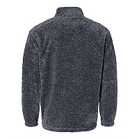 J America Boundary Shag Frosty Sherpa Quarterzip Pullover Navy M