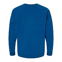 J America Rival Fleece Crewneck Sweatshirt Royal M