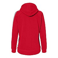 J America Womens Rival Fleece Hooded Sweatshirt Red M