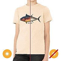 Men Crew Tee Big Fish Beige By Delsol For Men 1 Pc Tshirt Ys