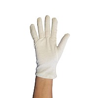 White 100 Cotton Gloves For Women 1 Pair Cotton Gloves Dry Hands Eczema Non Slip Driving Events