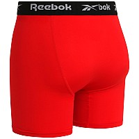 Reebok Mens Underwear Performance Boxer Briefs 8 Pack Size Large Blackredgrey