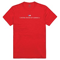 Relaxed Graphic Tee Usa Red 2X