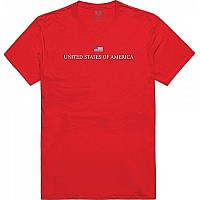 Relaxed Graphic Tee Usa Red 2X