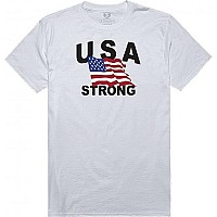 Relaxed Graphic T Usa Strong 4 White L