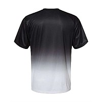 Badger Reverse Ombre Tshirt Black S