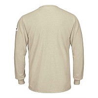 Bulwark Long Sleeve Lightweight Tshirt Long Sizes Khaki Lt