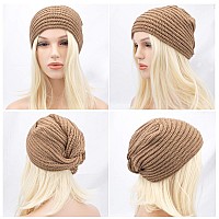 3Pcs Womens Winter Hats Beanie Hat For Women Knit Hat Slouchy Beanies Wool Hat Warm Turban Hat Thick Chemo Caps For Cancer Pa