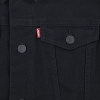 Levis Boys Denim Trucker Jacket Black L