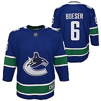 Outerstuff Brock Boeser Vancouver Canucks Blue 6 Kids Youth 420 Home Premier Jersey 1420