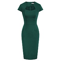 Grace Karin Womens 50S 60S Vintage Dress Hipswrapped Green Pencil Dress For Prom