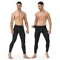 Runhit Mens Running Pants Compression Pants For Men Tights Legging Winter Jogger Running Thermal Pants Mens Workout Base Layer 2