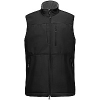 33 000Ft Mens Lightweight Softshell Vest Outerwear Zip Up Fleece Lined Windproof Sleeveless Jacket For Golf Running Hiking