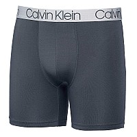 Calvin Klein Mens 3 Pack Chromatic Microfiber Boxer Briefs Blackgreyblack Xlarge