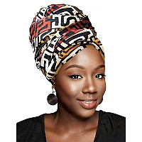 Homelex Head Wraps Turbans Stretch Jersey Knit Headwraps Wrap Scarf Turban Tie For Women Square