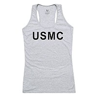 Graphic Tank Usmc Hgrey L