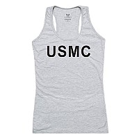 Graphic Tank Usmc Hgrey L