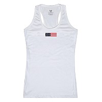 Graphic Tank Us Flag 1 White M