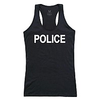 Graphic Tank Police Black 2X