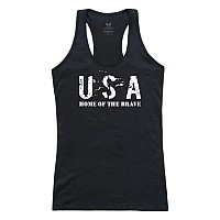 Graphic Tank Hot Brave Black Xl