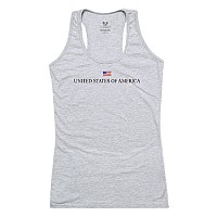 Graphic Tank Usa Hgrey M