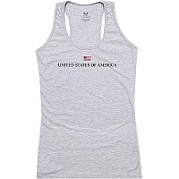 Graphic Tank Usa Hgrey M