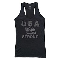 Graphic Tank Usa Strong 2 Black L