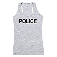 Graphic Tank Police Hgrey Xl