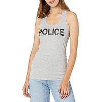 Graphic Tank Police Hgrey Xl