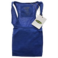 Bamboo Racer Tank Reef Blue Heather By Cariloha For Women 1 Pc Tank Top Xs