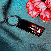 Funny Birthday Christmas Valentine Gifts For Kid Teen Son Daughter From Mom Dont Do Stupid Keychain Gag Gifts For Women Men Mot