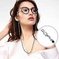 Onesing 4 Pcs Eyeglass Chains For Women Eyeglasses String Holder Glasses Strap Eyewear Beaded Chain Glasses Cord Lanyard Gift