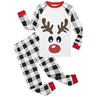 Dolphinfish Christmas Clothes Pajamas Deer Pjs Sleepwear Style958 Size 14 White