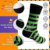 Tenysaf Fun Halloween Socks For Women 6 Pairs Coton Funny Novelty Crew Socks Gifts For Female