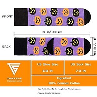 Tenysaf Fun Halloween Socks For Women 6 Pairs Coton Funny Novelty Crew Socks Gifts For Female