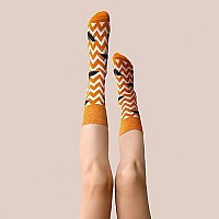 Tenysaf Fun Halloween Socks For Women 6 Pairs Coton Funny Novelty Crew Socks Gifts For Female