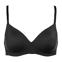 Calvin Klein Womens 2Pack Lightly Lined Wirefree Bra Blackbare Large