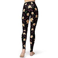 Sissycos Womens Ugly Christmas Printed Leggings Buttery Soft Ankle Length Elastic Tights Largexxlarge Gingerbread