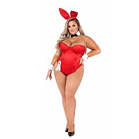 Pb127 8Pc Playboy Bunny 1X Red