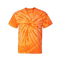 Dyenomite Cyclone Pinwheel Tiedyed Tshirt Orange M