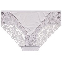 Jessica Simpson Womens Underwear Microfiber Lace Hipster Briefs 5 Pack Size Xlarge White Multi