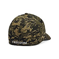 Under Armour Mens Freedom Blitzing Hat 310 Baroque Greenwhitewhite Mediumlarge