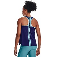 Under Armour Womens Knockout Tank Top 468 Sonar Bluewhiteglacier Blue Small