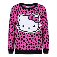 Hello Kitty Girls Long Sleeve Sweatshirt And Pants Set For Infants Toddlers And Big Girls