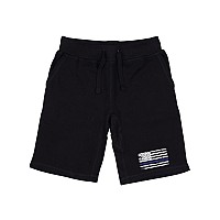 Graphic Shorts Thin Blue Line Black L