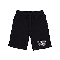 Graphic Shorts No Men Left Black L