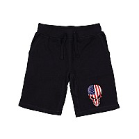 Graphic Shorts Skull Flag Black S