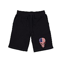 Graphic Shorts Skull Flag Black S