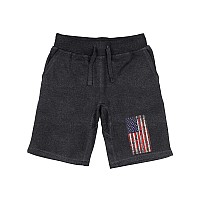 Graphic Shorts Distressed Flag Hch S