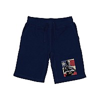 Graphic Shorts Not Just Any Navy M